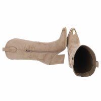 Damen Western- & Bikerboots - khakisuede