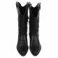 Damen Western- & Bikerboots - blackpu