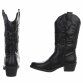 Damen Western- & Bikerboots - blackpu