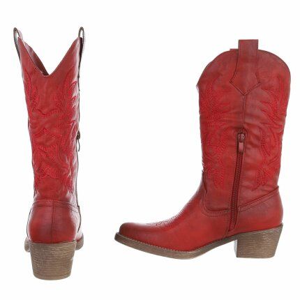 Damen Western- & Bikerboots - redpu