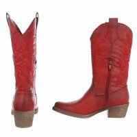 Damen Western- & Bikerboots - redpu