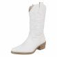 Damen Western- & Bikerboots - whitepu