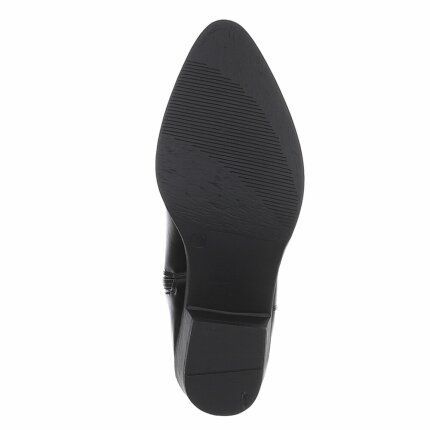 Damen Western- & Bikerboots - blacksuede