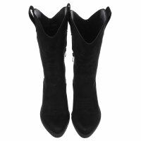 Damen Western- & Bikerboots - blacksuede