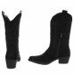 Damen Western- & Bikerboots - blacksuede