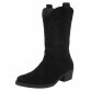 Damen Western- & Bikerboots - blacksuede Gr. 39