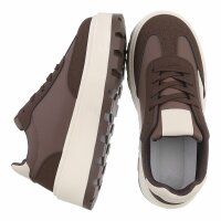 Damen Low-Sneakers - brown
