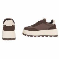 Damen Low-Sneakers - brown