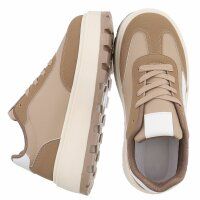 Damen Low-Sneakers - khaki