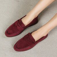 Damen Slipper - winered