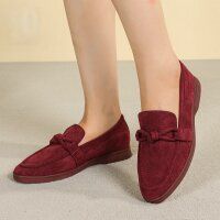 Damen Slipper - winered