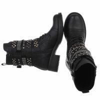 Damen Schnürstiefeletten - black