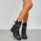 Damen Schnürstiefeletten - black