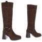 Damen High-Heel Stiefel - brown