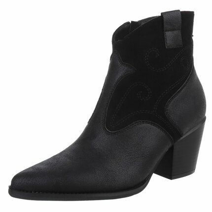 Damen Western- & Bikerboots - black