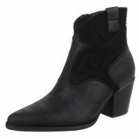 Damen Western- & Bikerboots - black