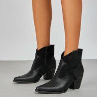 Damen Western- & Bikerboots - black