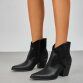 Damen Western- & Bikerboots - black