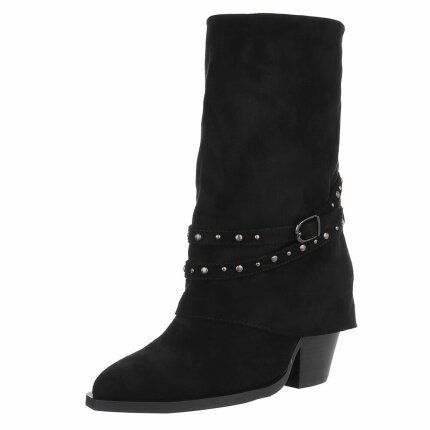 Damen Western- & Bikerboots - black