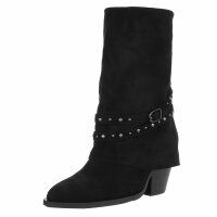 Damen Western- & Bikerboots - black