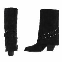 Damen Western- & Bikerboots - black