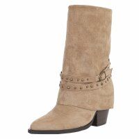 Damen Western- & Bikerboots - khaki