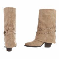 Damen Western- & Bikerboots - khaki