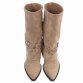 Damen Western- & Bikerboots - khaki