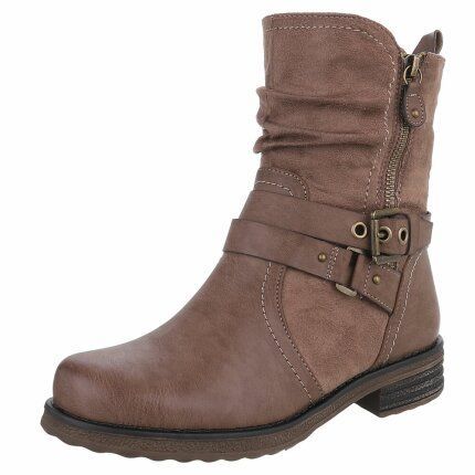 Damen Klassische Stiefeletten - khaki