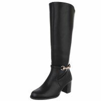 Damen High-Heel Stiefel - black