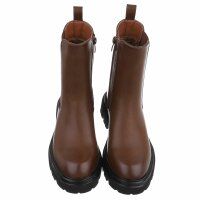Damen Chelsea Boots - camel