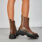 Damen Chelsea Boots - camel