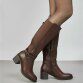 Damen High-Heel Stiefel - brown