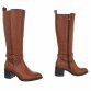 Damen High-Heel Stiefel - camel