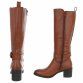 Damen High-Heel Stiefel - camel