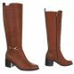 Damen High-Heel Stiefel - camel