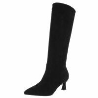 Damen Klassische Stiefel - blacksuede