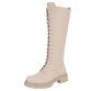 Damen Schnürstiefel - beigepu