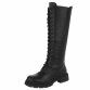 Damen Schnürstiefel - blackpu
