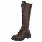 Damen Schnürstiefel - brownpu