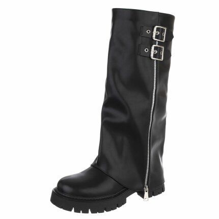 Damen Klassische Stiefel - blackpu