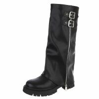Damen Klassische Stiefel - blackpu
