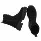 Damen Schnürstiefeletten - blacksuede