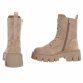 Damen Schnürstiefeletten - khakisuede