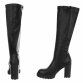 Damen High-Heel Stiefel - blackpu