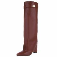 Damen High-Heel Stiefel - wine