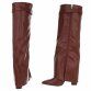 Damen High-Heel Stiefel - wine