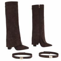 Damen High-Heel Stiefel - brown