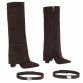 Damen High-Heel Stiefel - brown