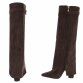 Damen High-Heel Stiefel - brown